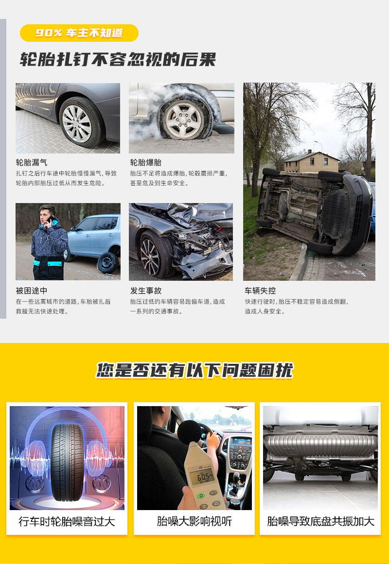 汽车轮胎防爆垫详情页